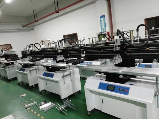 SMT 100W 6kg/Cm Semi Automatic Screen Printing Machine